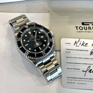 rolex tourneau warranty.